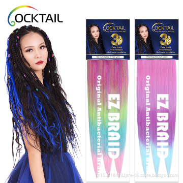 premium luxury soft fiber hair bundles, manufacturers of yaki perm straight texture braiding hair hot selling 100% pre-stretched